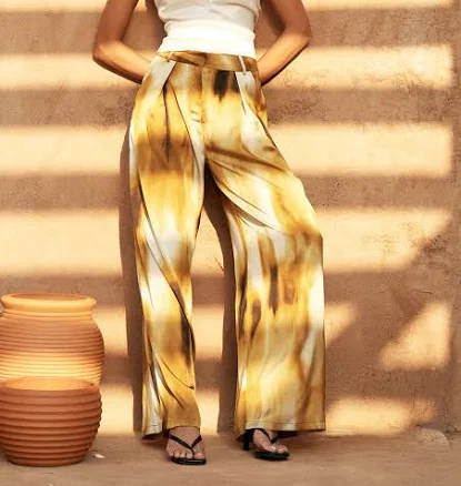 Tie Dye Wide Leg Pants