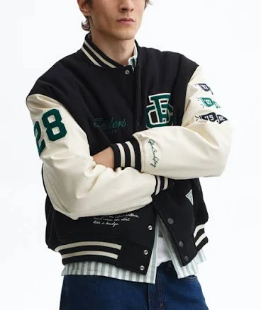 H&M Men's Clubhouse Baseball Jacket