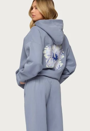 Edikted Women's Tropical Bloom Hoodie