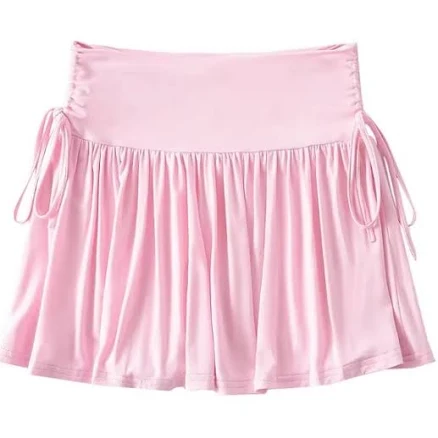 Danielle Pleated Drapes Mini Skirt