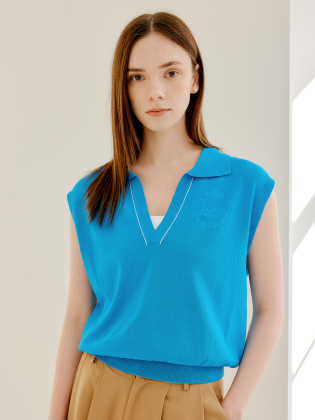 New Logo Collar Vest