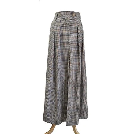 Awake Multicolor Checkered Slit Detail Trouser