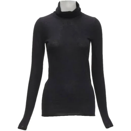 Club Monaco Black Cashmere Turtleneck Sweater Size S International