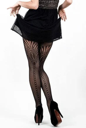 Cut Out Fishnet Lace Panyhose