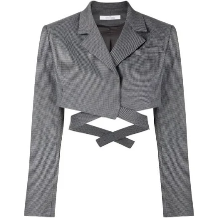 Rokh Women's Cropped Wraparound Blazer