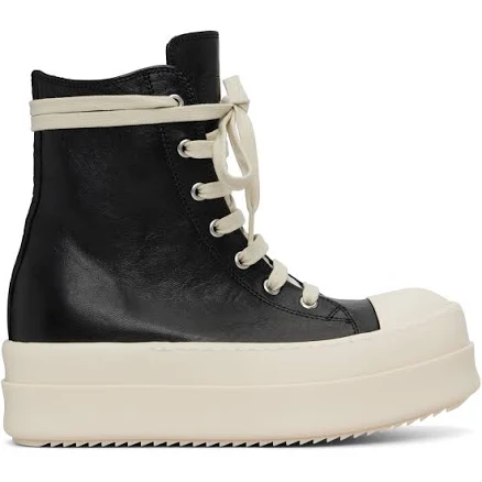 Rick Owens Black Temple Mega Bumper Sneakers