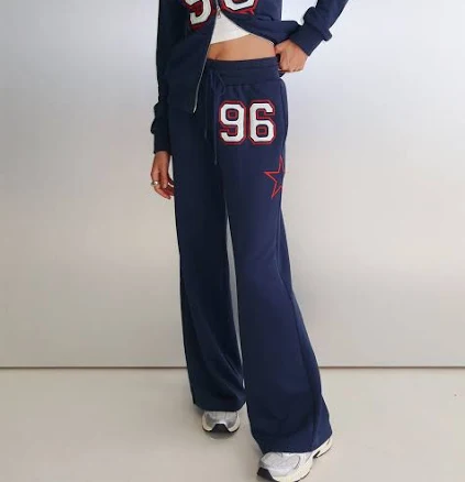 Princess Polly Kari Distressed Patch Track Pants