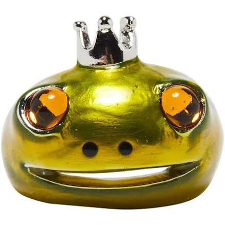 COLLINA STRADA LIME FROG Prince Ring