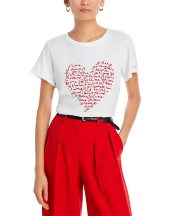 Women's Je T'aime Heart Tee