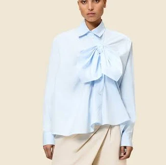 Viktor&Rolf Light Blue Knotted Poplin Shirt