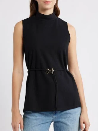 Vince Camuto Women's Mock Neck Sleeveless Top
