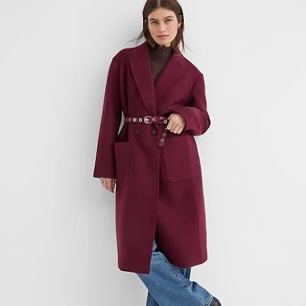 Women's Loft Patch Pocket Coat