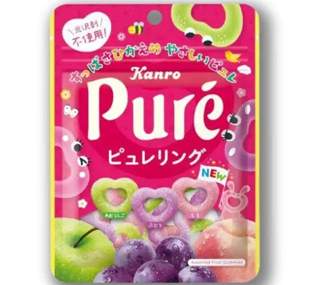 Pure Ring Heart Gummy - Assorted Fruits - Buy Japanese Gummy Candy