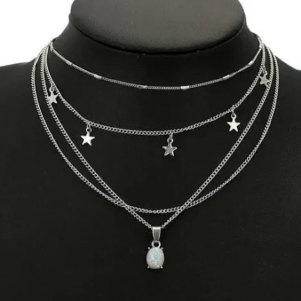 Boho Y2K Celestial Star Choker Necklace