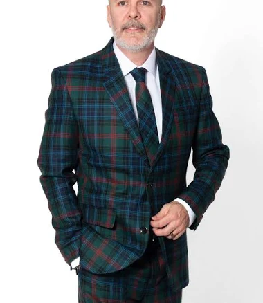 Custom Tartan Suit Jacket