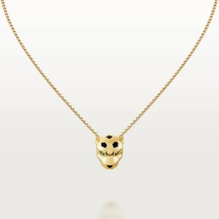 Cartier Panthère 18ct Yellow-Gold Necklace with Tsavorite Garnet and Onyx