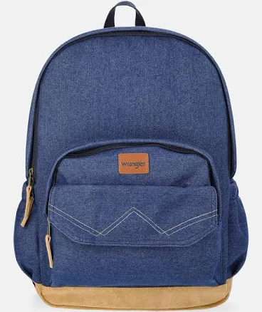 Wrangler Unisex 17" Denim Backpack
