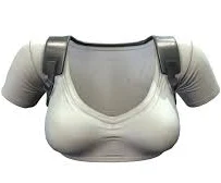 Female White Tactical Crop Top with Shoulder Harness