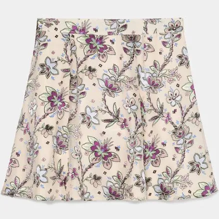 Kate Spade Satin Devore Mini Skirt