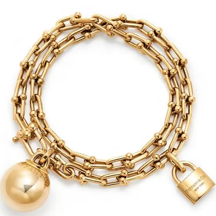 Tiffany HardWear Yellow Gold Wrap Bracelet