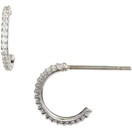 Nordstrom Pavé Huggie Hoop Earrings