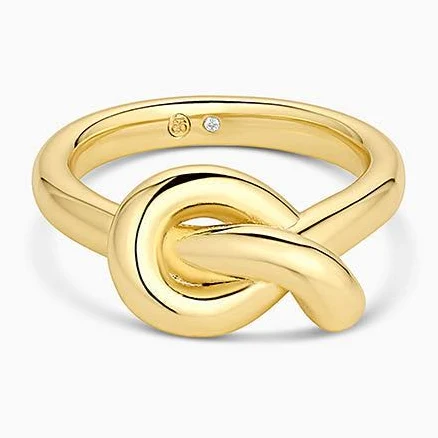 Gorjana Women's 18k Gold Infinity Knot Ring