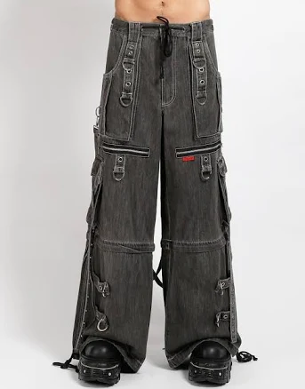 Tripp NYC X-Strap PANT BLACK DENIM