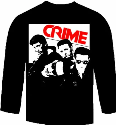 Crime - Band Long Sleeve Tee Shirt