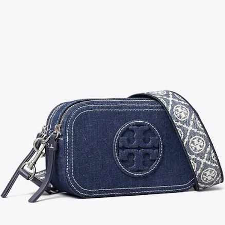 Tory Burch Women's Miller Denim Crossbody Bag