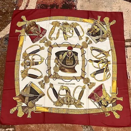 Hermès Women's Grand Uniforme Silk Scarf