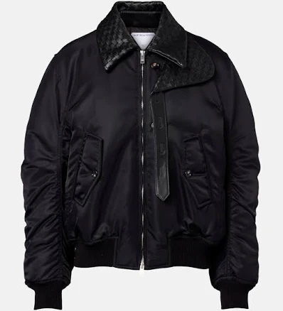 Bottega Veneta Women's Padded Nylon Bomber Jacket