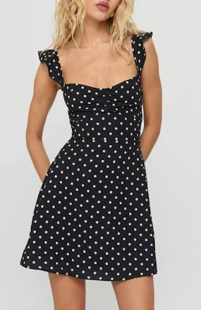 Princess Polly Landon Polka Dot Minidress