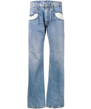 Maison Margiela Contrast-Pocket Straight-Leg Jeans