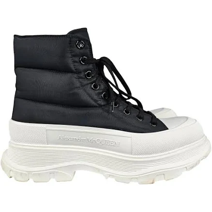 Alexander Mcqueen Men's Tread Slick Quilted-shell High-top Trainers
