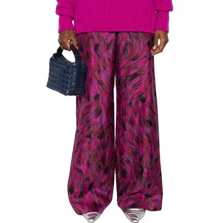Lanvin brush stroke-printed Women trousers