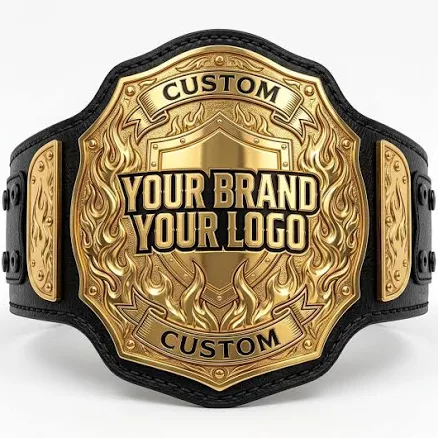 Custom Flame Championship Belt