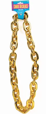 Forum Novelties 80s Jumbo Gold Chain Necklace