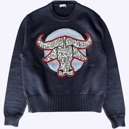 Dior Homme Wool Intarsia Sweater