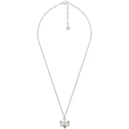 Dior x Shawn Silver Pendant Necklace