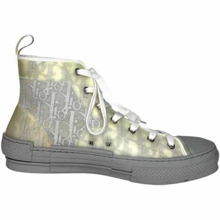 Dior B23 High-top Oblique Size 43 Men's Sneakers - Luxury Used Designer Footwear - Turnabout