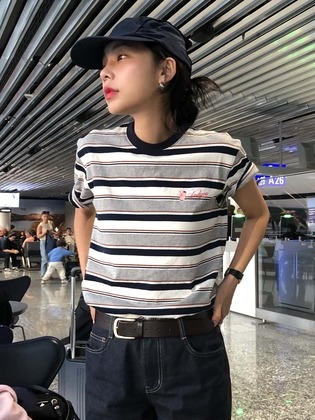 Aabenraa Logo Stripe T-shirt