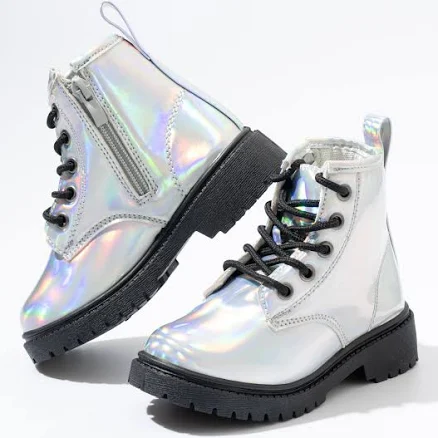 Marie Nicole Sparkle Combat Boots