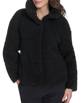 Levi's Women's Quilted Faux Fur Teddy Jacket