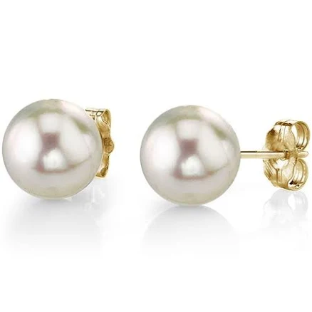 Akoya Round Pearl Stud Earrings
