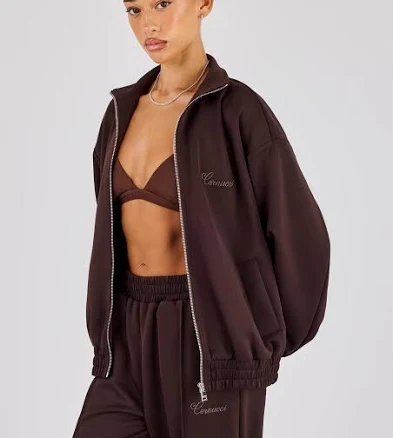 Cernucci Poly Embroidered Track Jacket