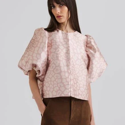 Malina Cleo Pouf Balloon Sleeve Blouse