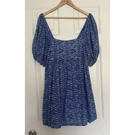 Melrose and Market Puff Sleeve Mini Dress