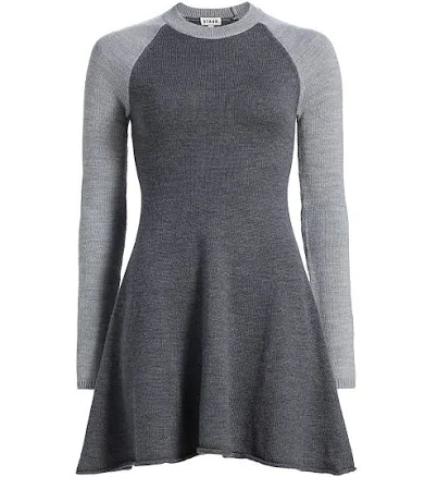 Staud Women's Anita Fit & Flare Long-Sleeve Minidress