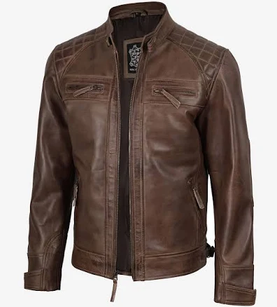 Lambskin Leather Biker Jacket