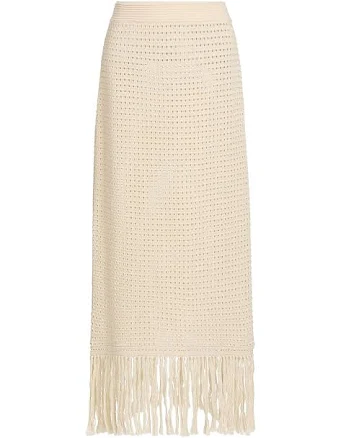 Zimmermann Women's Indra Fringe Skirt